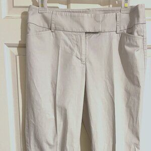 Ann Taylor Loft Light Stone Khaki Pants Size 2